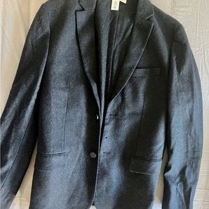 Wool Charcoal Mens Blazer Suit Size 36R
